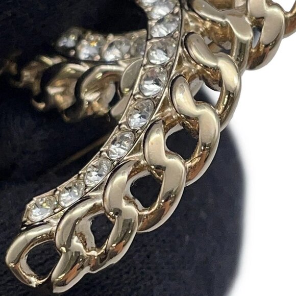 CHANEL CC Logo Rhinestone Brooch Metal/Rhinestone AB5612 - Picture 7 of 11